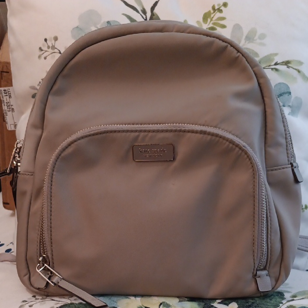 Kate Spade Preloved Gray Purse Backpack